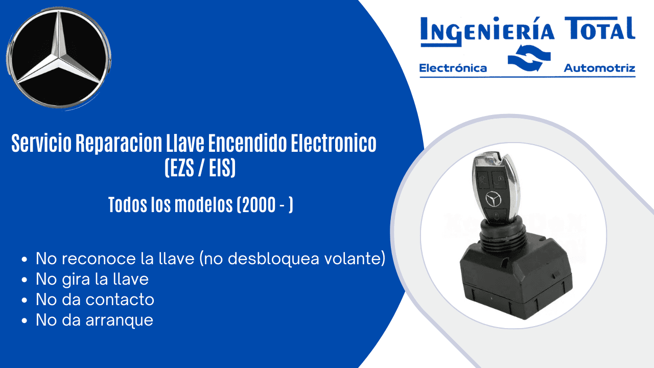 Reparacion Llave electronica de encendido