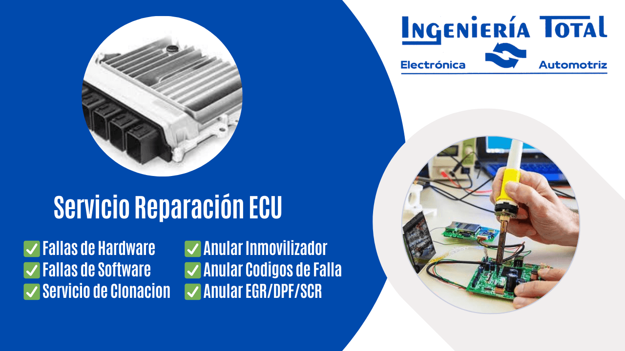 Reparacion computador Motor (ECU)